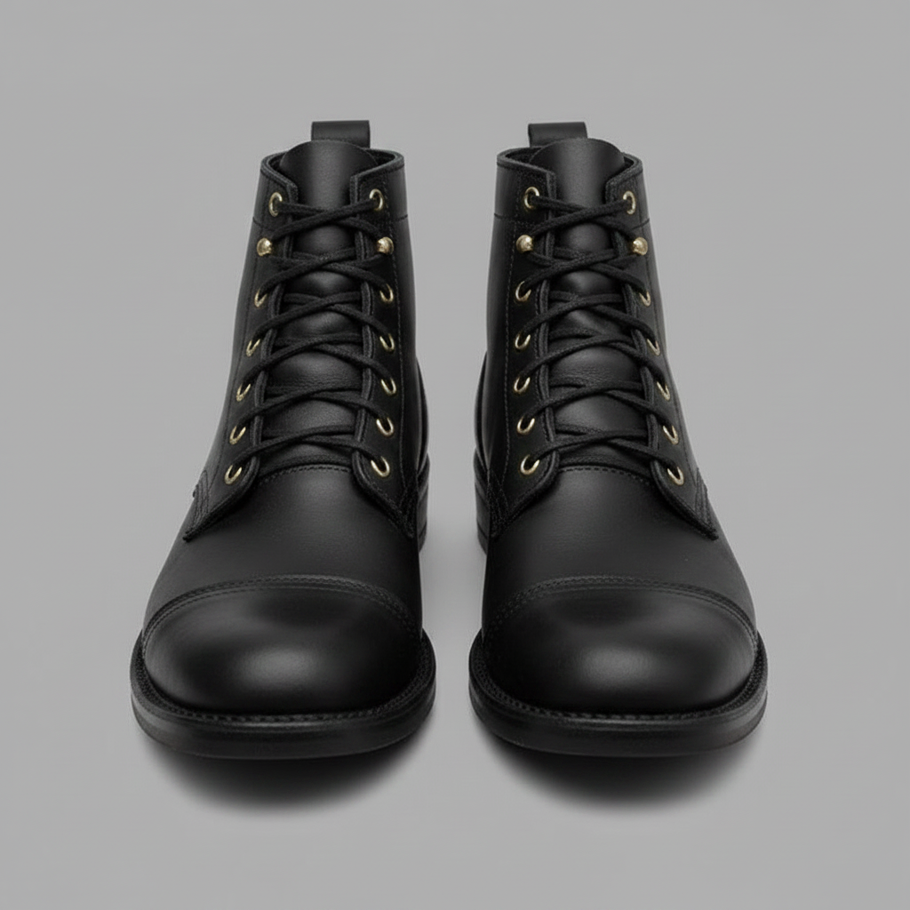 Men's Classic Ankle Work Boots | Durable Lace-Up Design