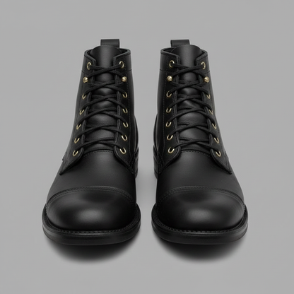 Men's Classic Ankle Work Boots | Durable Lace-Up Design