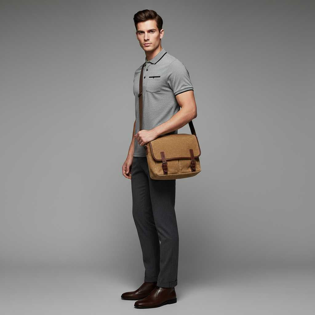 Elegant Men's Polo Shirt | Classic Fit Casual Wear