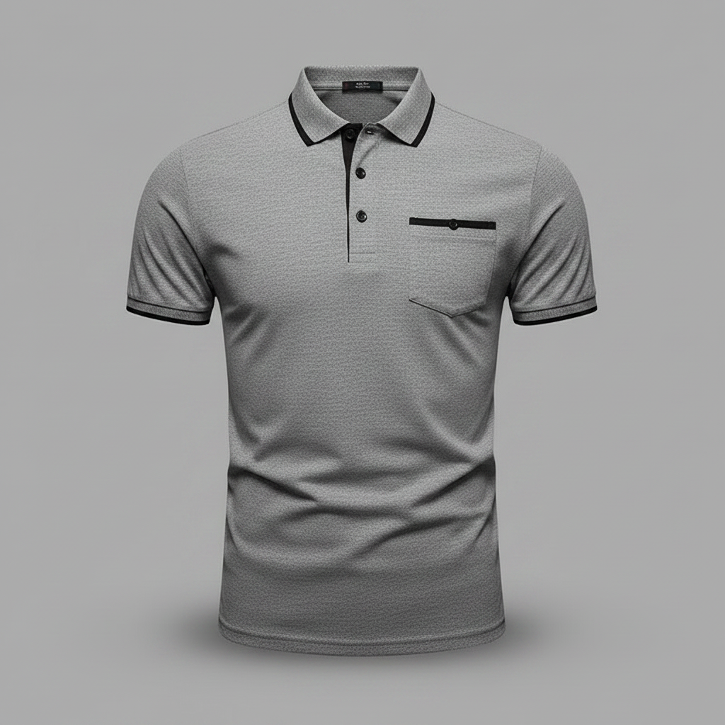 Elegant Men's Polo Shirt | Classic Fit Casual Wear