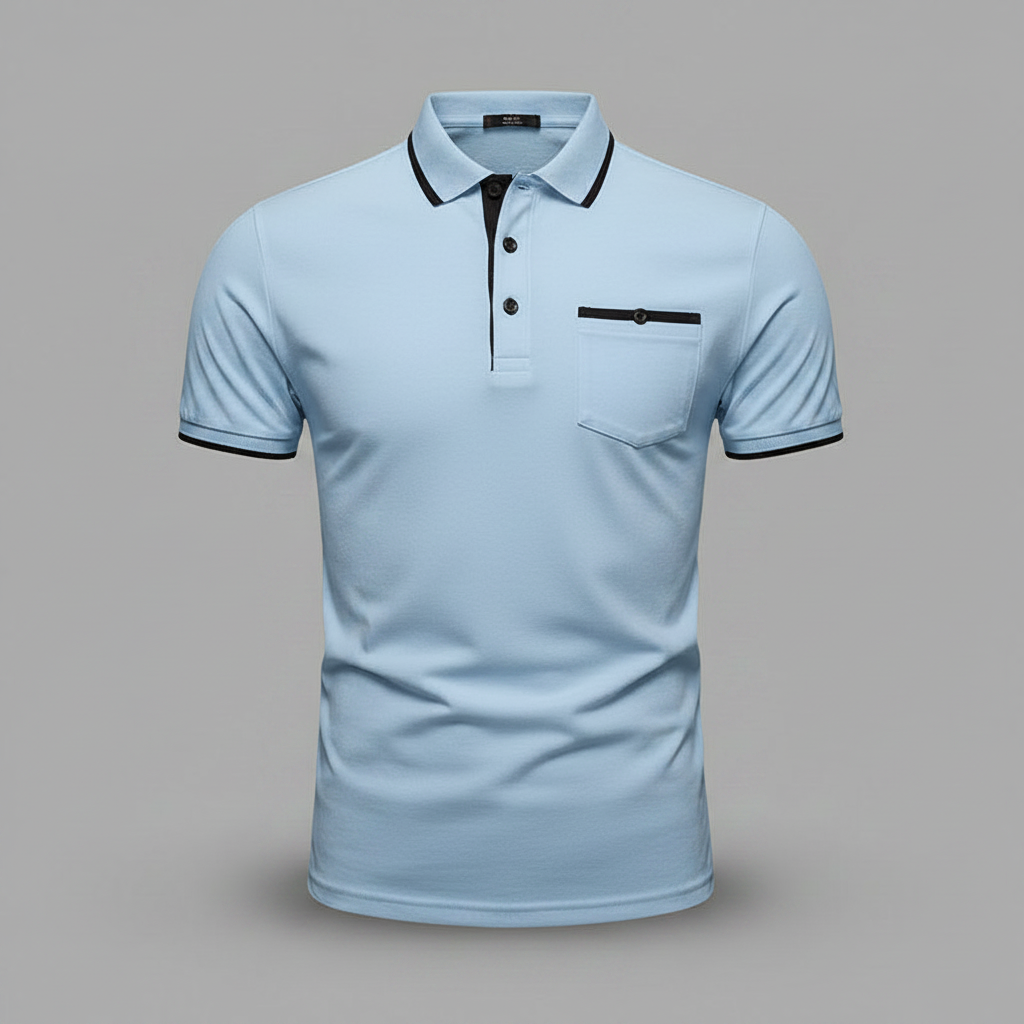 Elegant Men's Polo Shirt | Classic Fit Casual Wear