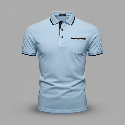 Elegant Men's Polo Shirt | Classic Fit Casual Wear