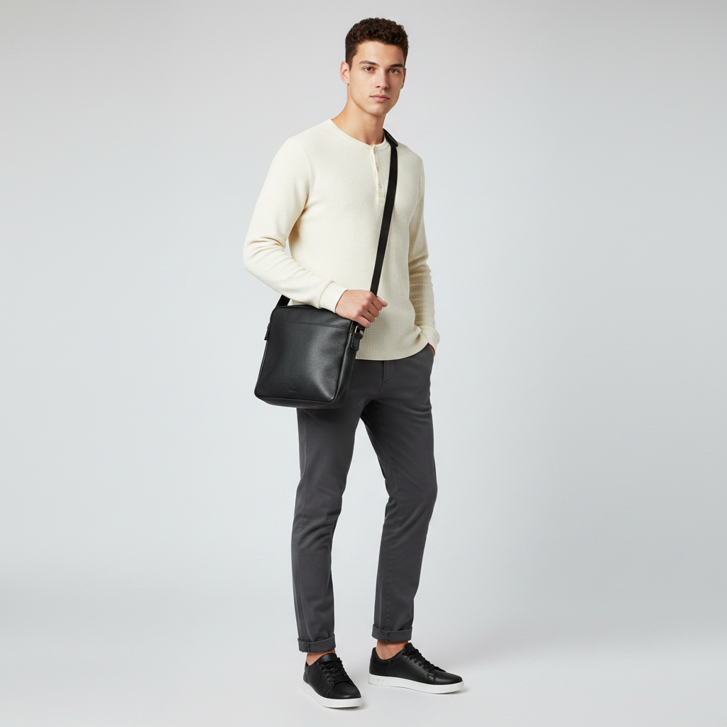 Men's Lace-Up Low-Top Sneakers | Casual Trainers