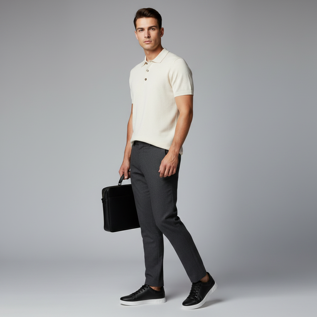Men's Lace-Up Low-Top Sneakers | Casual Trainers