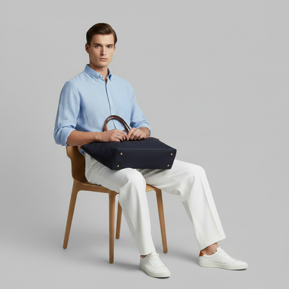 Men's Pleated Pants | Straight Fit Formal Trousers