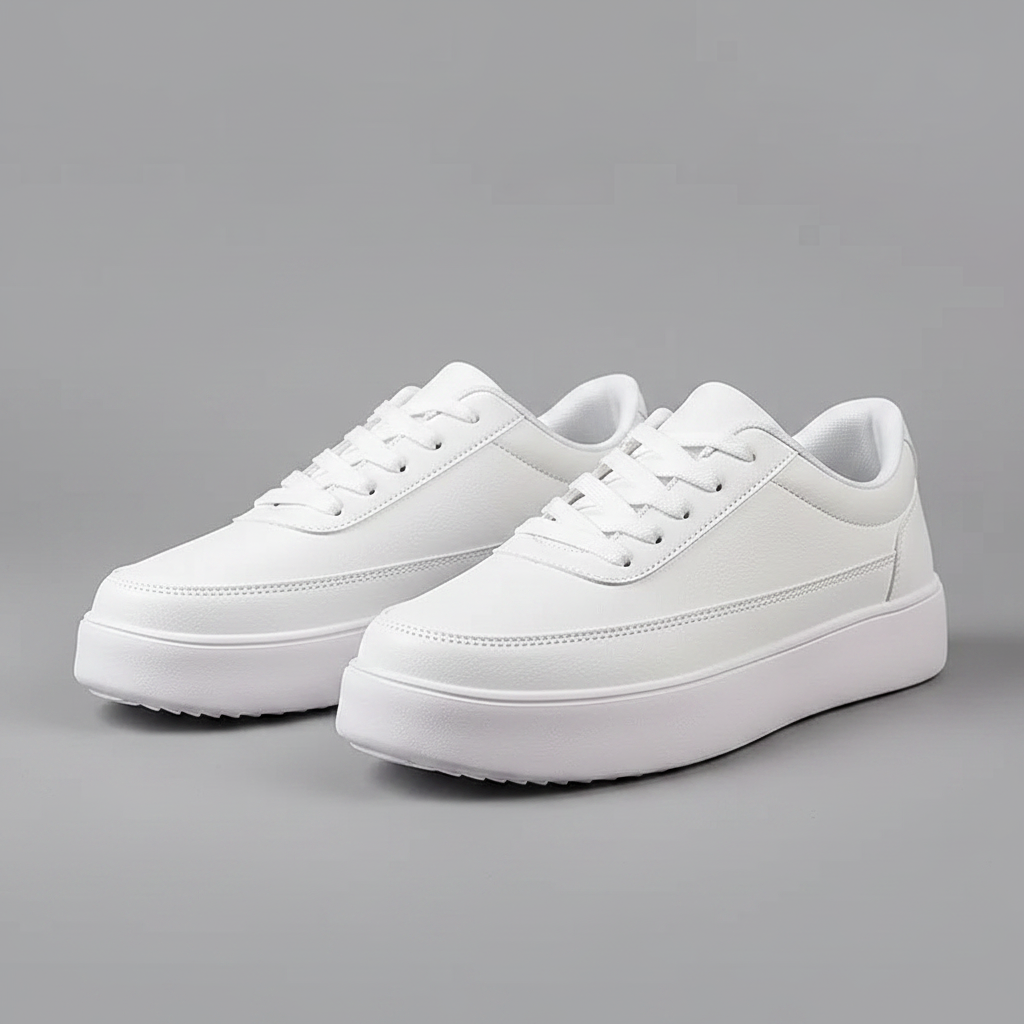 Men's White Platform Sneakers | Casual Men's Trainers