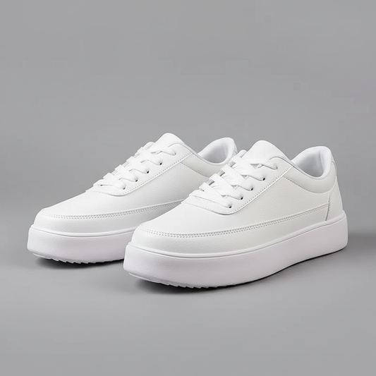 Men's White Platform Sneakers | Casual Men's Trainers
