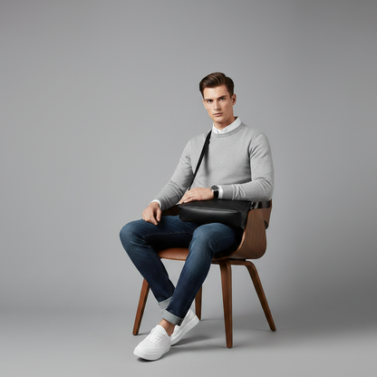 Men's White Platform Sneakers | Casual Men's Trainers