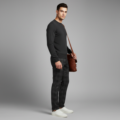 Sasha Checked Chino Pants | Men's Pants