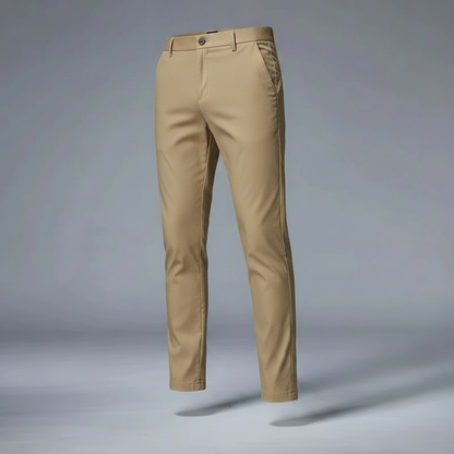 Saul | Men's Slim Fit Trousers in Stretchy Fabric
