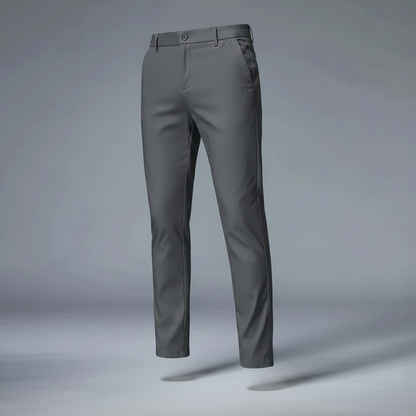 Saul | Men's Slim Fit Trousers in Stretchy Fabric