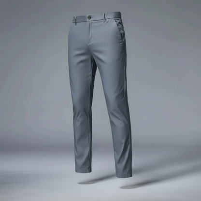 Saul | Men's Slim Fit Trousers in Stretchy Fabric