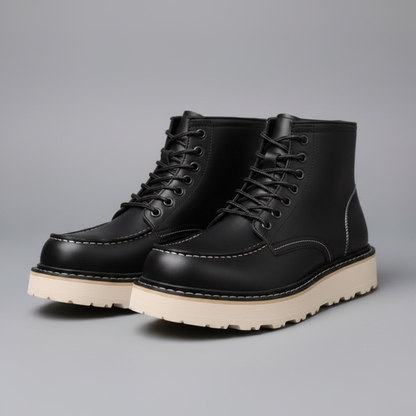Uriel Lace-Up Men's Ankle Boots | Durable Leather Footwear